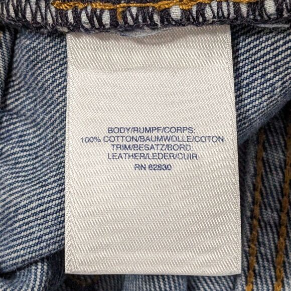 Lands' End Square Rigger Tapered Leg Jeans Men Size 40 Blue Traditional Fit - Picture 11 of 14
